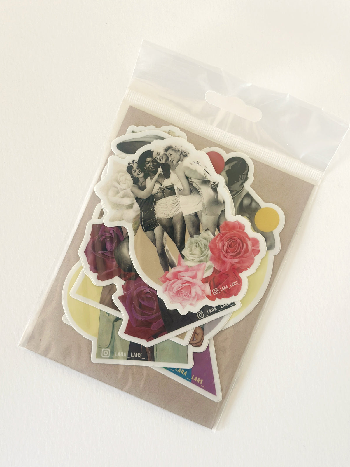 Pack 5 pegatinas XL Lara Lars
