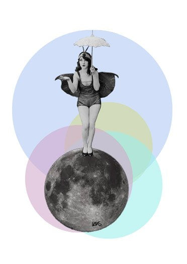 Raining on the moon