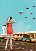 O día que chegaron. Aeroporto de Vigo.
