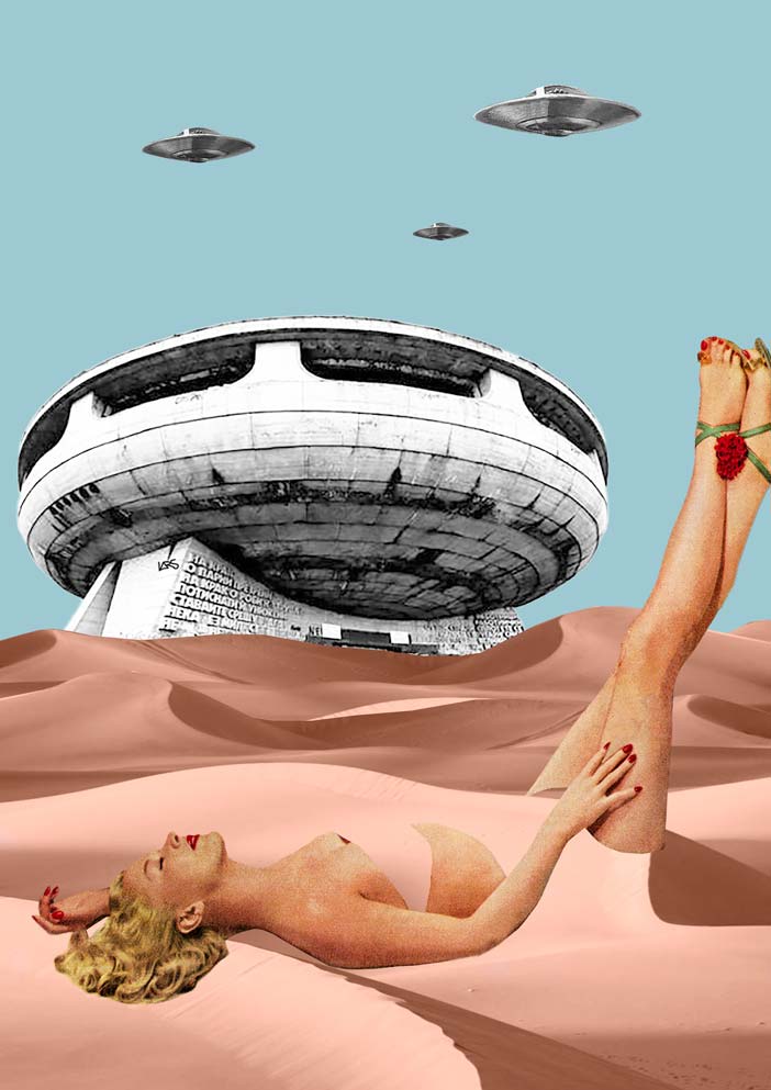 When nothing else is left.  Buzludzha monument.